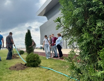Команда BELEXPO высадила аллею в честь Дня Независимости