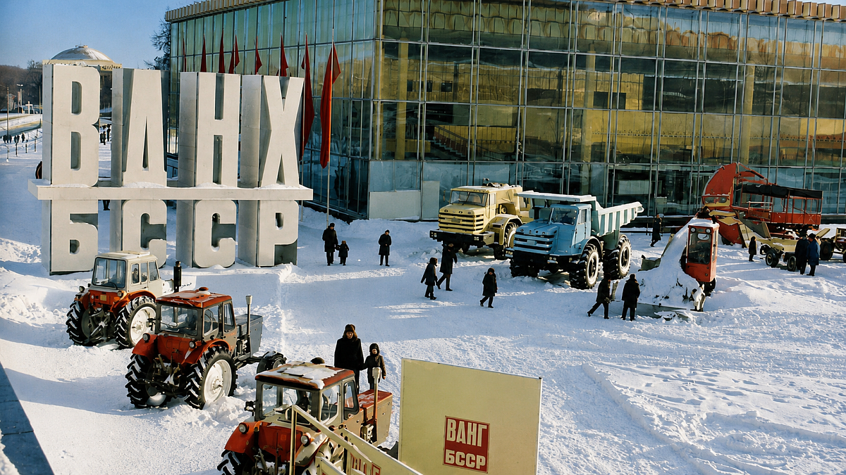 Архивные кадры BELEXPO получили цвет и напомнили о начале выставочной деятельности в Беларуси